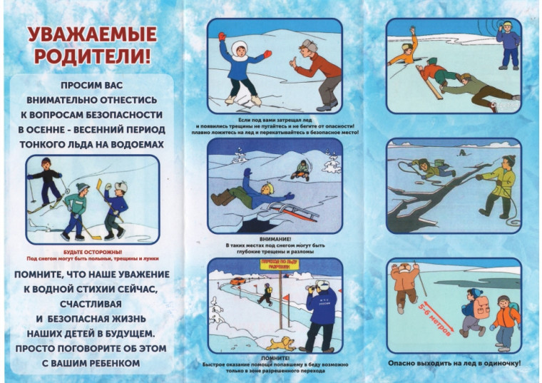БУДЬТЕ ВНИМАТЕЛЬНЫ И ОСТОРОЖНЫ! ТОНКИЙ ЛЕД ОПАСЕН!.